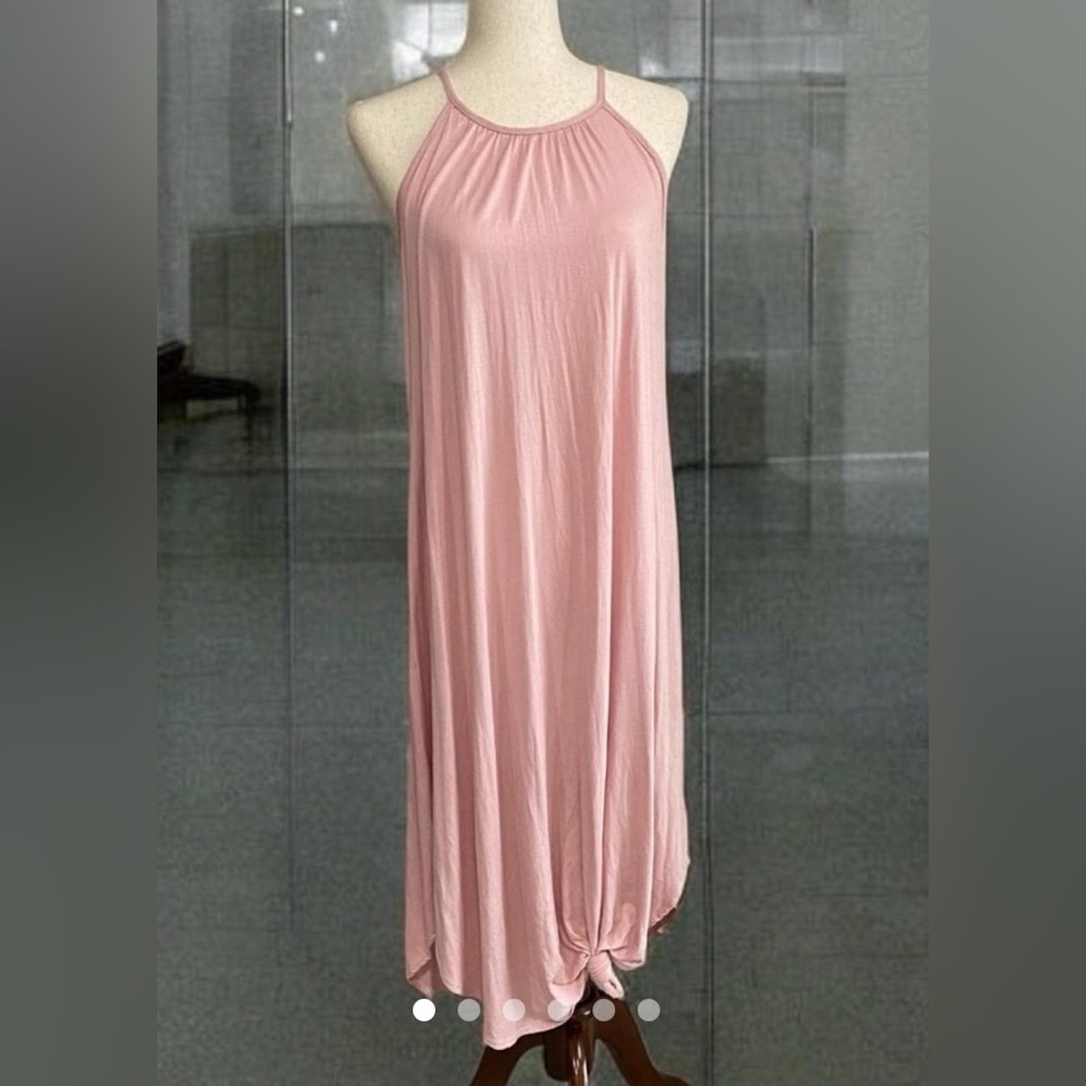 Olivia Rae spaghetti strap a line maxi dress size medium